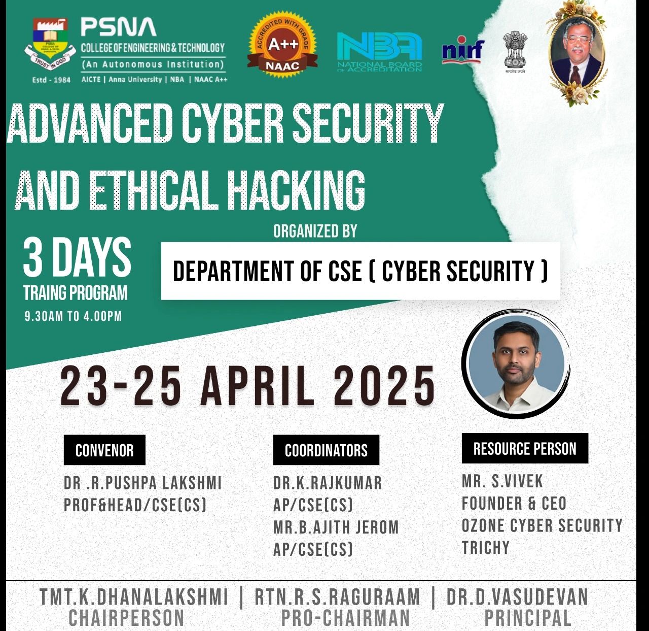 Advanced Cybersecurity and Ethical Hacking Training: